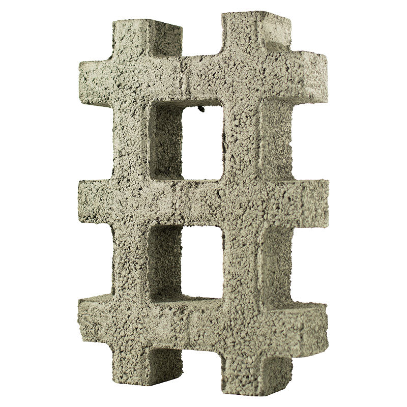 Adoquín block zacate 25 x 8 x 40 cm