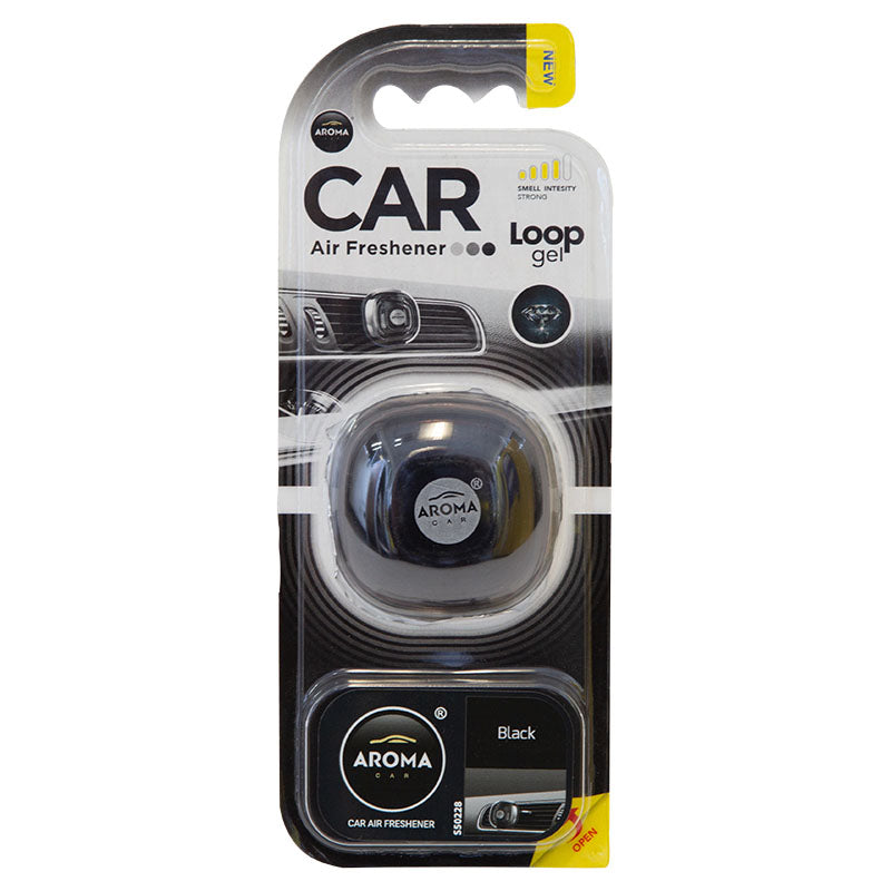 Aromatizante en gel para carro Aroma para ventila 1 unidad aroma Black