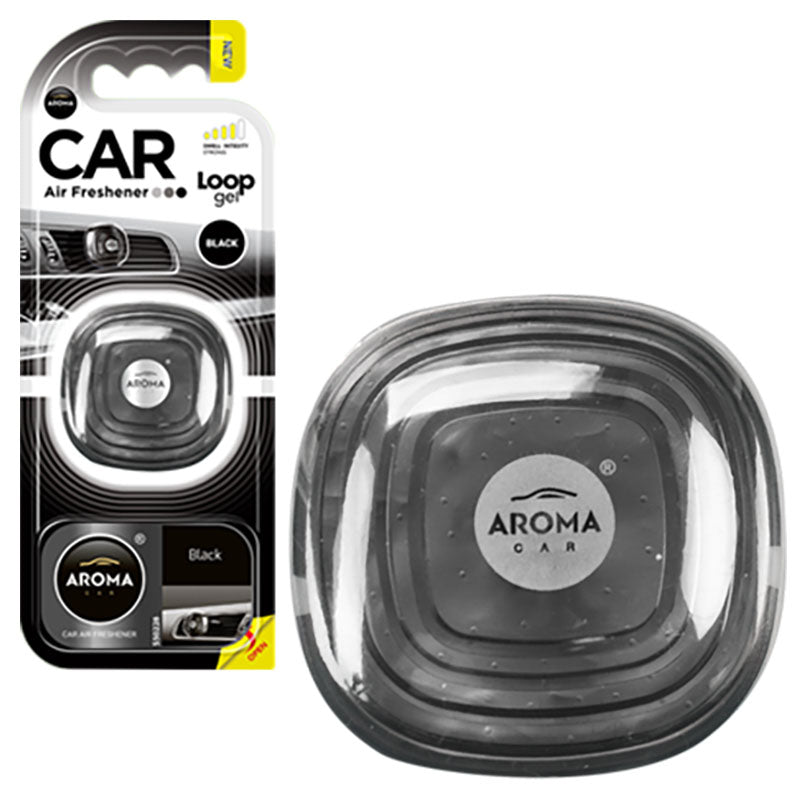 Aromatizante en gel para carro Aroma para ventila 1 unidad aroma Black