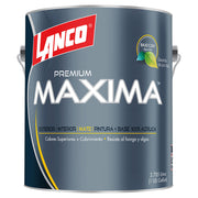 Pintura acrílica Máxima blanco mate 1 gal Lanco
