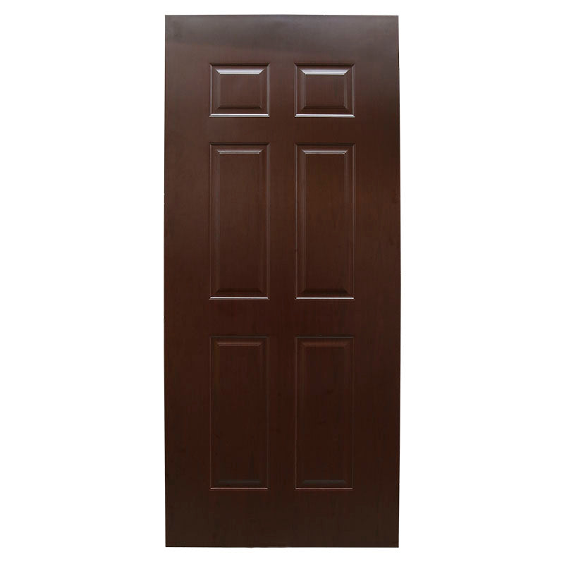 HDF hollow core door 6 panels 210 x 100 cm 36 mm wenge