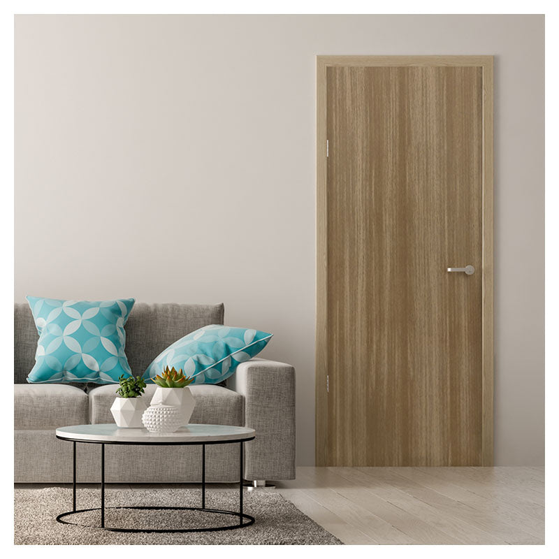 Puerta entamborada hdf printed 210 x 90 cm 33 mm encino
