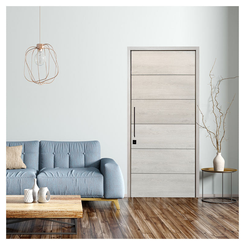 Puerta laminada Toscana 85 x 210 cm 39 mm ártico
