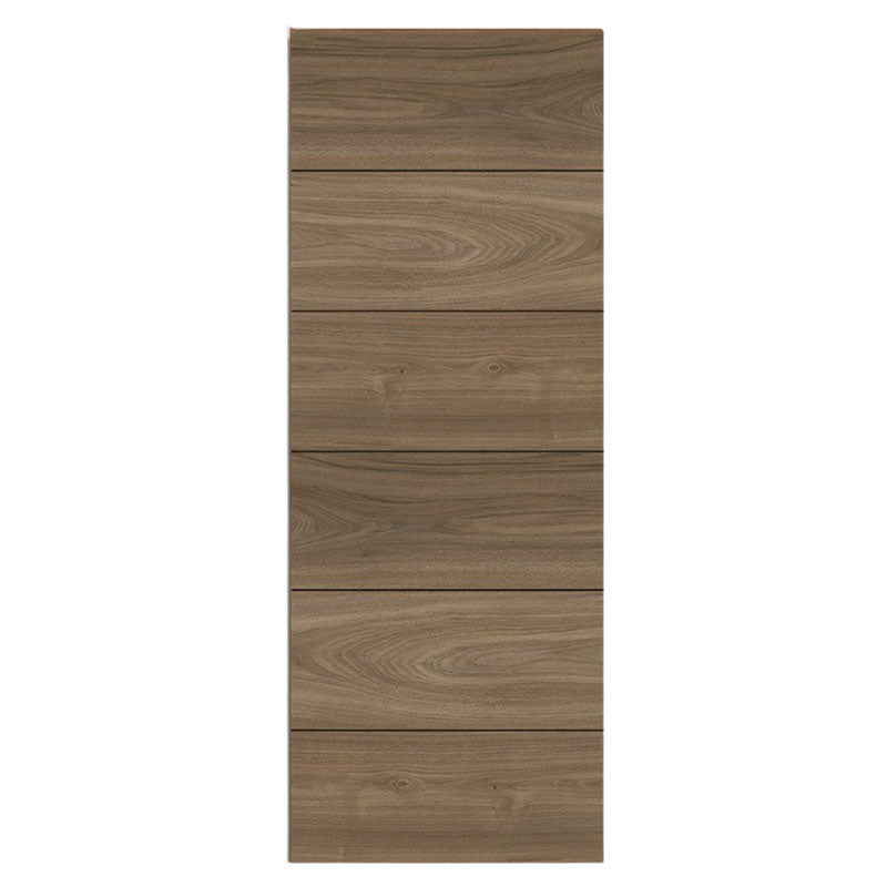 Puerta entamborada laminada toscana 210 x 75 cm 39 mm espresso