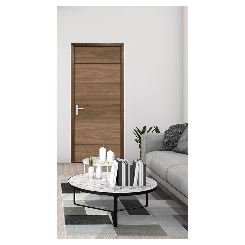 Puerta entamborada laminada toscana 210 x 75 cm 39 mm espresso