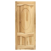 Oval imitation laurel door 90 x 210 cm