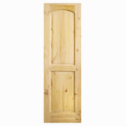 Puerta de pino 2 tableros curvo 210 x 80 cm 35 mm