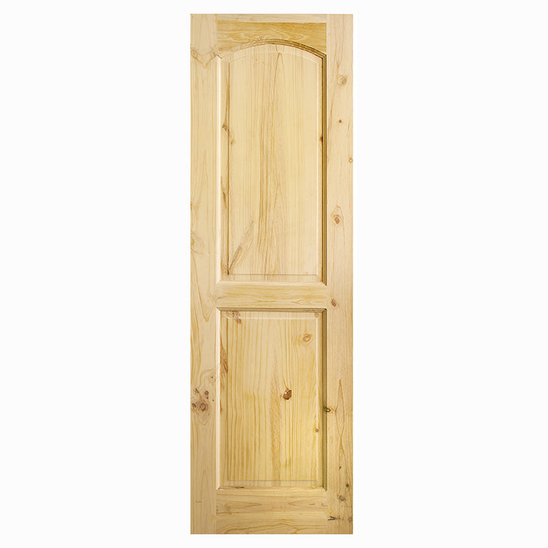 2-panel curved pine door 210 x 80 cm 35 mm