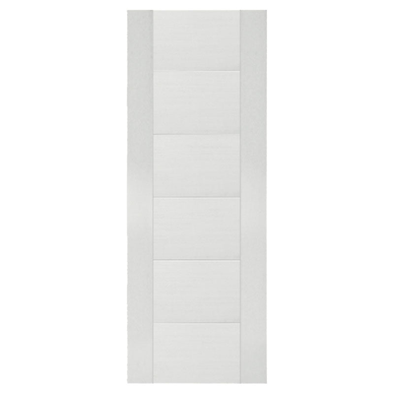 Puerta entamborada hdf amparo 210 x 85 cm 33 mm blanca