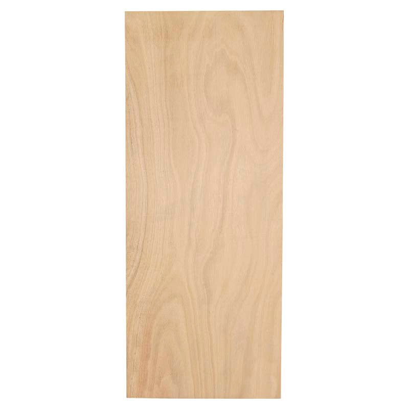 Hollow core plywood door 210 x 75 cm 33 mm natural wood finish