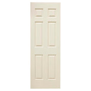 Puerta entamborada hdf colonial 210 x 70 cm 33 mm blanco