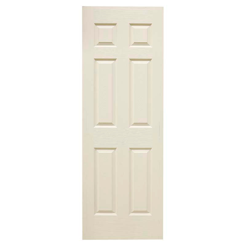 Colonial HDF flush door 210 x 70 cm 33 mm white