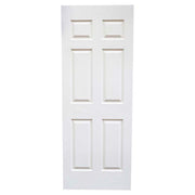 Puerta entamborada hdf skin 6 tableros 210 x 85 cm 33 mm blanca
