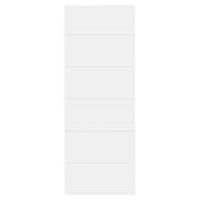 Puerta entamborada hdf Toscana 210 x 75 cm 33 mm blanca