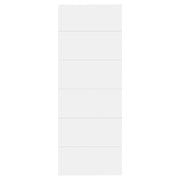 Puerta entamborada hdf Toscana 210 x 85 cm 33 mm blanca