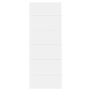 Puerta entamborada hdf Toscana 210 x 90 cm 33 mm blanca