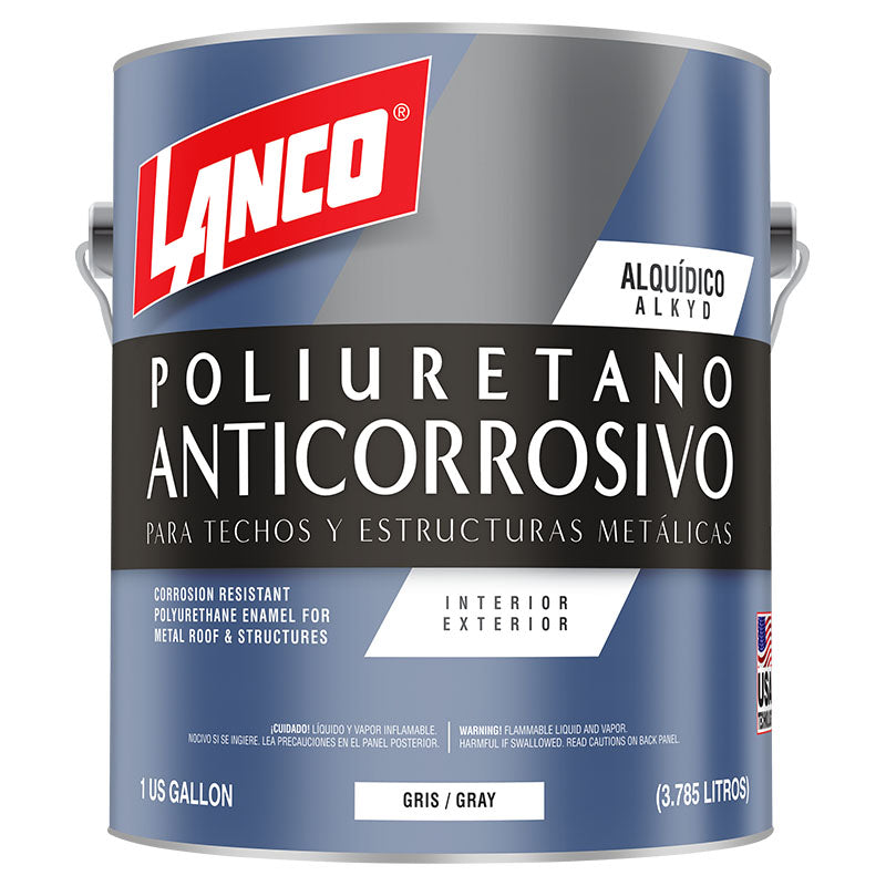 Anticorrosivo poliuretano gris 1 gal lanco