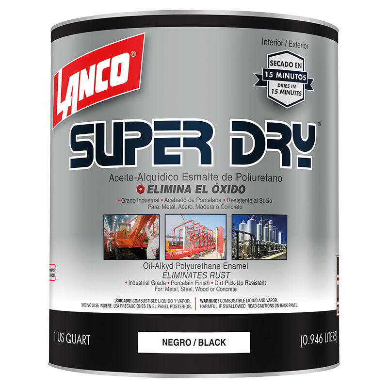 Lanco Super Dry Anti-Corrosive Black 1/4 Gal