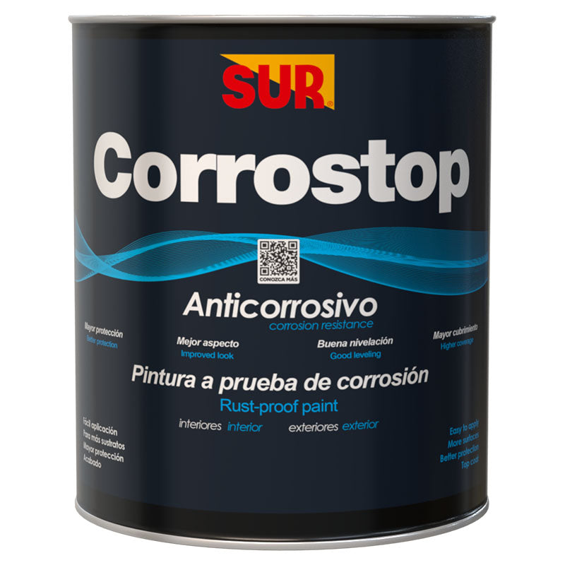 Anticorrosive oil Corrostop dark gray 1/4 gal SUR