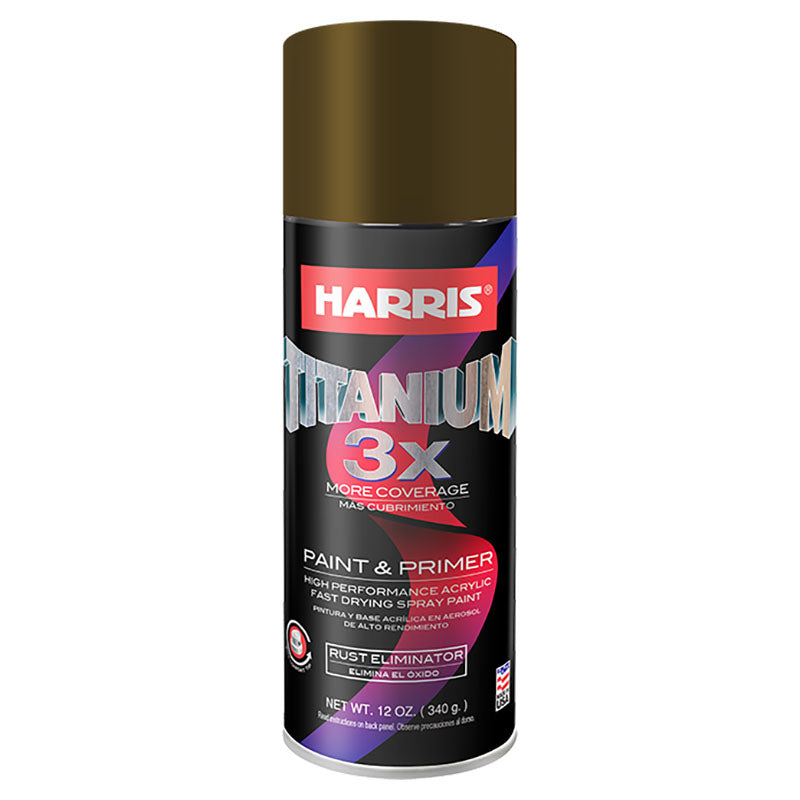 Titanium triple coverage spray paint, brown, 340 g
