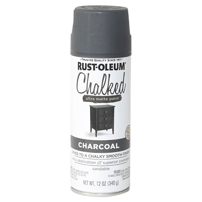 Spray tizada gris carbón mate 340 g