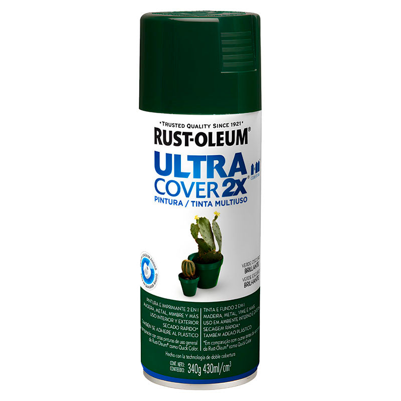 Ultra Cover 2x Gloss Dark Green Spray 340 g
