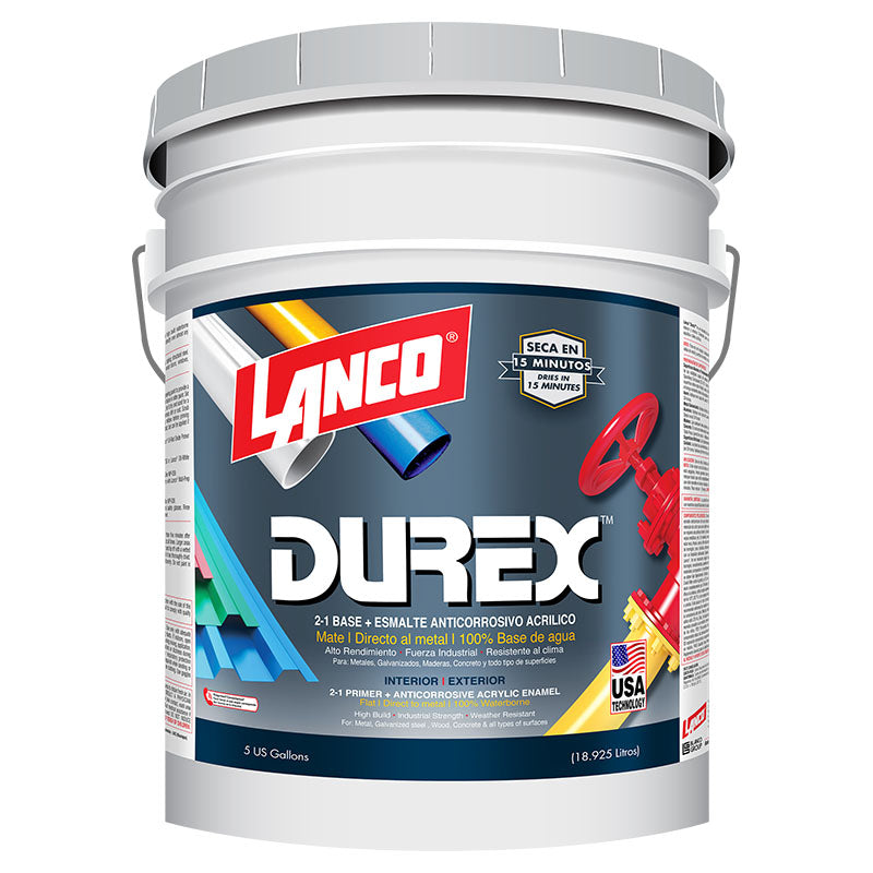 Anticorrosivo Durex teja mate 5 gal Lanco