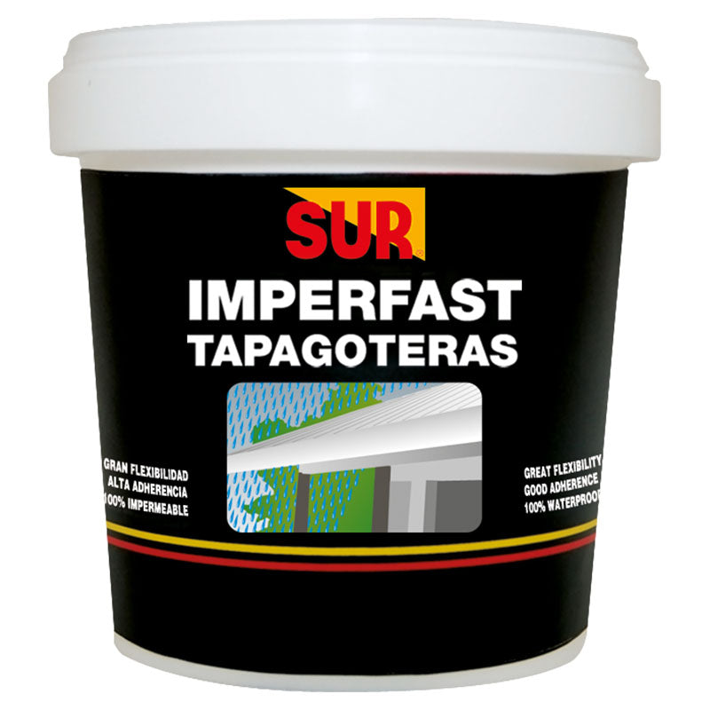 Masilla tapagoteras Imperfast verde mate 1/4 gal SUR