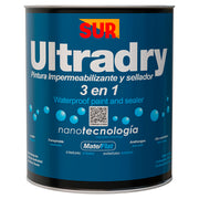 Impermeabilizante base látex Ultra Dry blanco mate 1/4 gal SUR