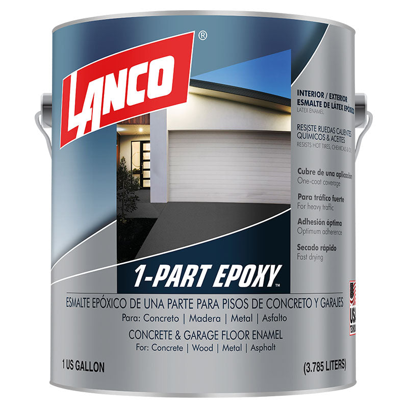Pintura pisos 1-Part Epoxy cleo mate 1 gal Lanco