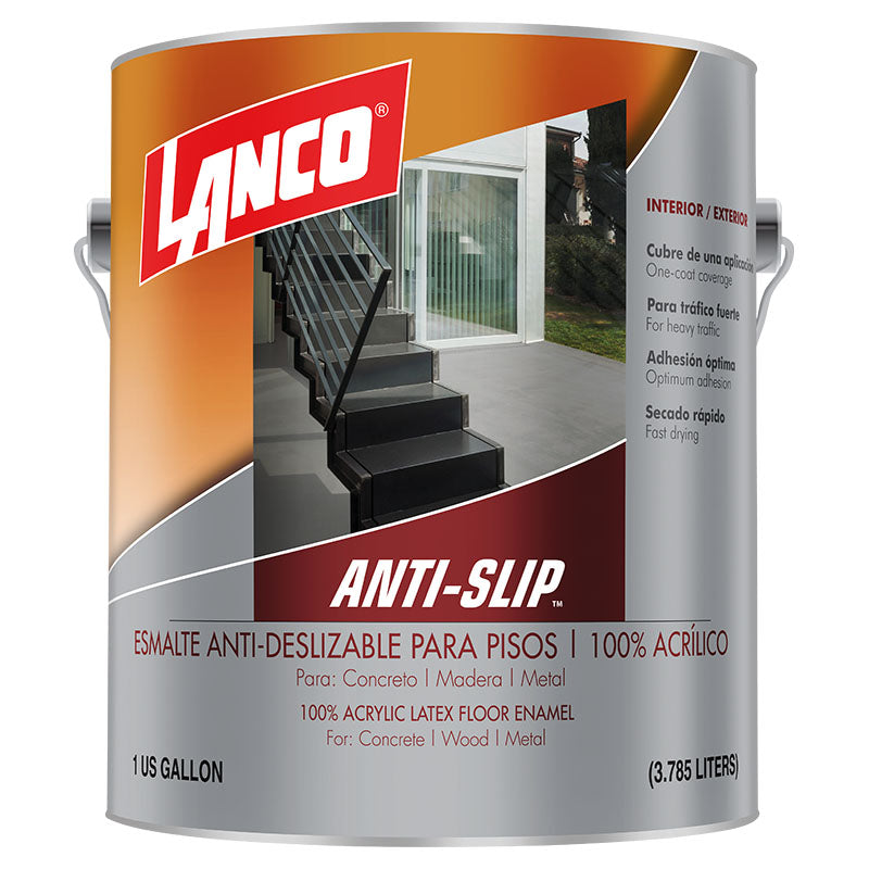 Pintura antideslizante Anti-Slip olive texturizado 1 gal Lanco