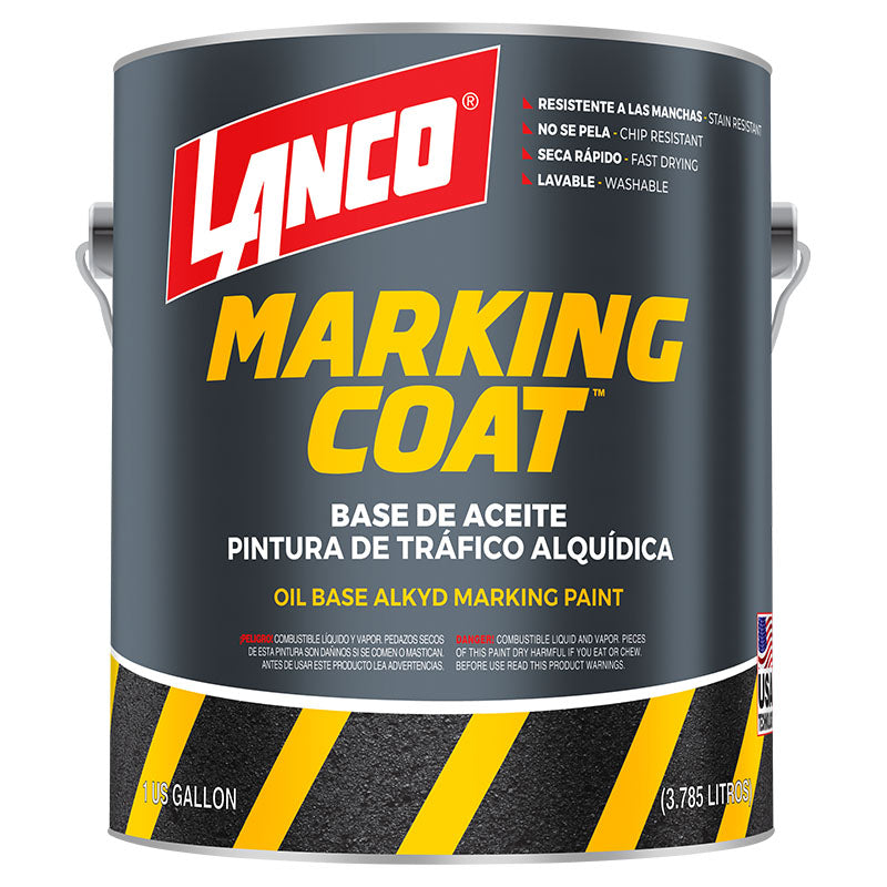 Traffic Marking Paint Marking Coat white 1 gal Lanco