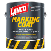 Pintura de tráífico Marking Coat amarillo 1 gal Lanco