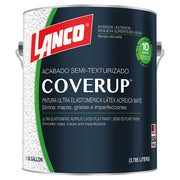 Pintura semitexturizada Coverup blanco pastel 1 gal Lanco