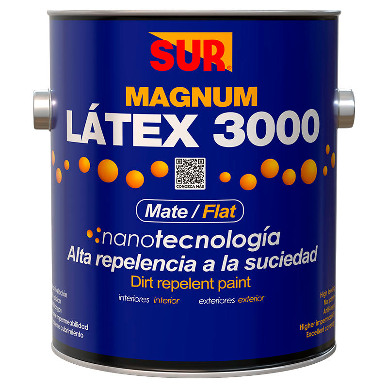 Paint 3000 flat white 1 gal SUR