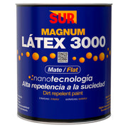 Pintura 3000 blanco mate 1/4 gal SUR