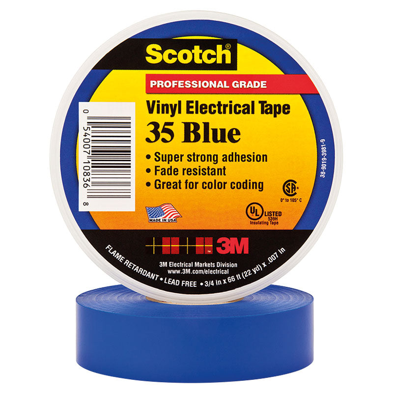 Scotch 35 Blue Electrical Tape 19 mm x 20 m