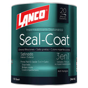 Pintura impermeabilizante Seal Coat blanco satinado 1/4 gal Lanco
