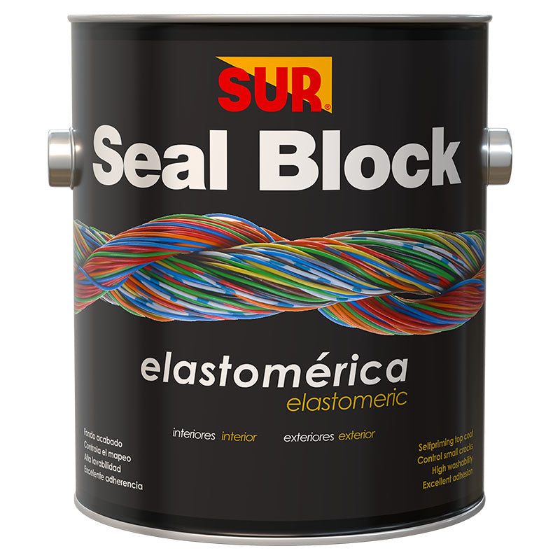 Pintura Seal Block blanco mate 1 gal SUR