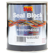 Pintura Seal Block blanco satinado 1/4 gal SUR