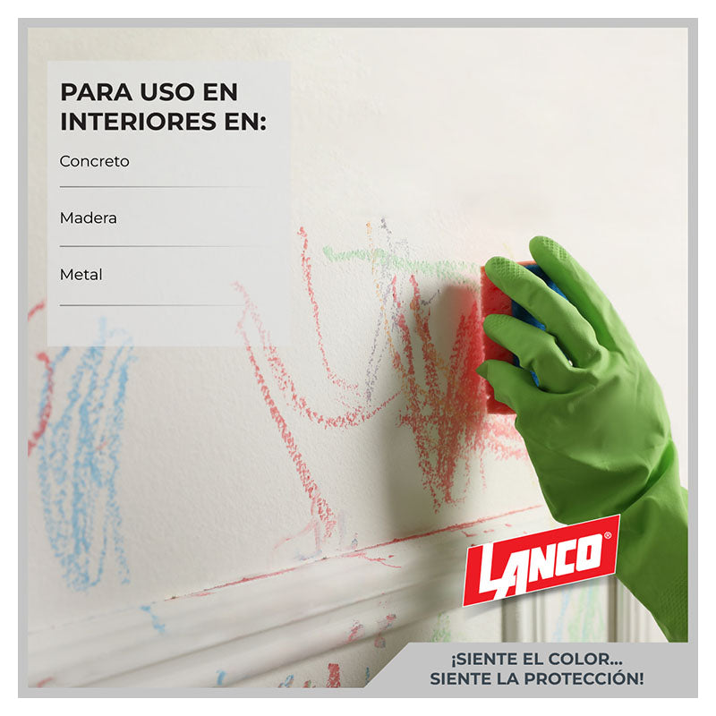 Pintura látex Stainless blanco mate 5 gal Lanco