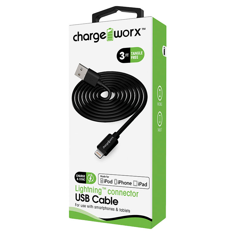 Cable Lightning a USB A 1 m negro