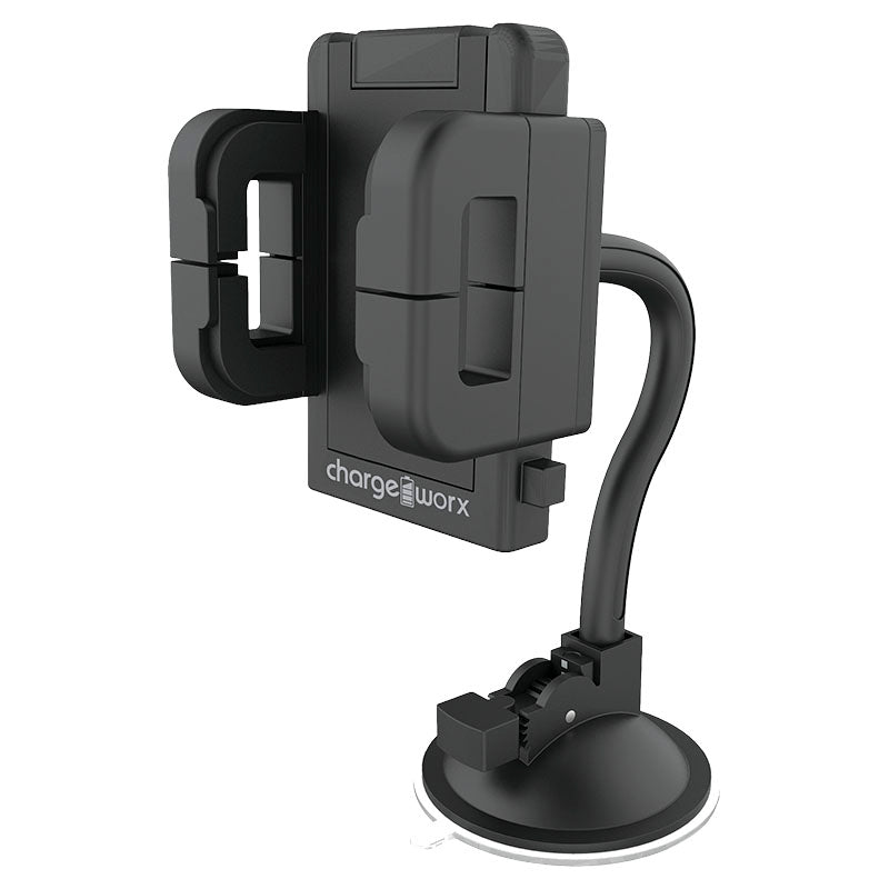 Charge Worx Black Adjustable Phone Stand