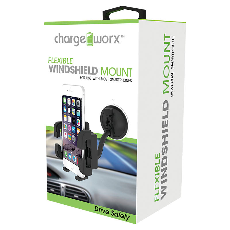 Charge Worx Black Adjustable Phone Stand