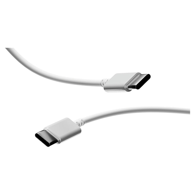Cable de carga rápida de 1.8 m conexión tipo C a tipo C blanco Chargeworx