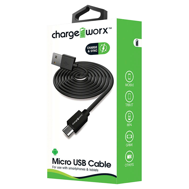 Cable Micro USB a USB A 1 m negro