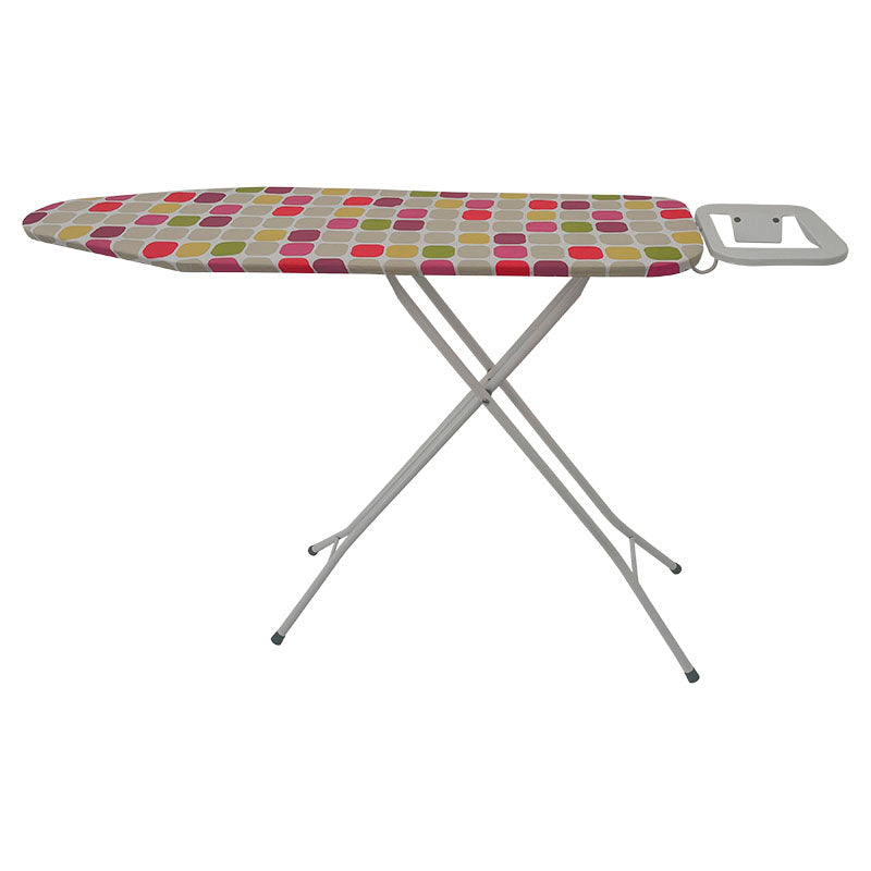 Mesa planchar pie 110 x 33 x 84 cm blanca