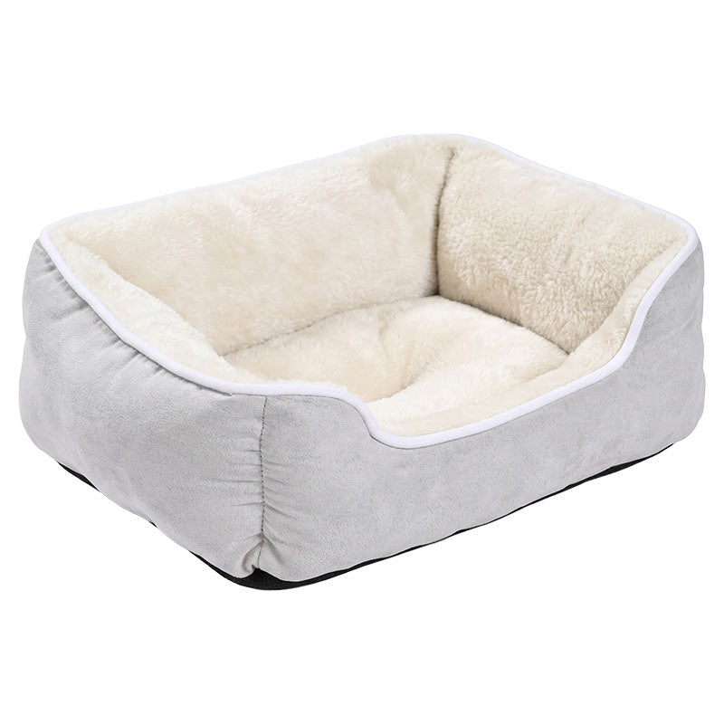 Rectangular Polyester Pet Bed 17 x 50 x 62 cm Beige