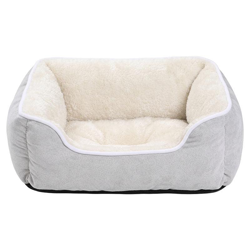 Rectangular Polyester Pet Bed 17 x 50 x 62 cm Beige