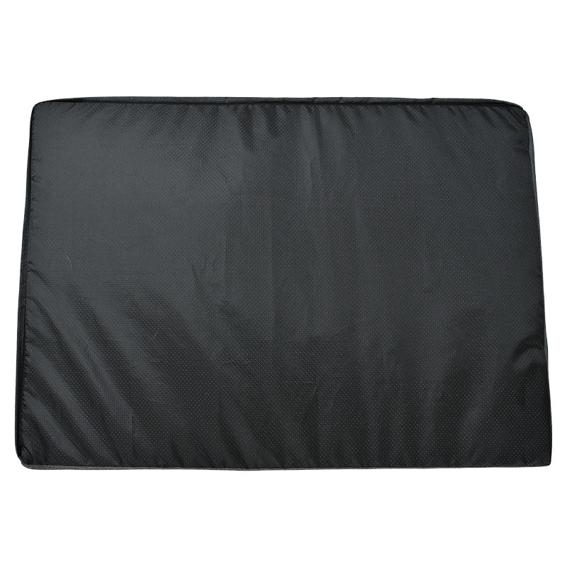 Cama para mascotas rectangular poliéster 8 x 81 x 114 cm gris